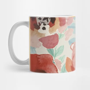 Painted Circle Flower Mug